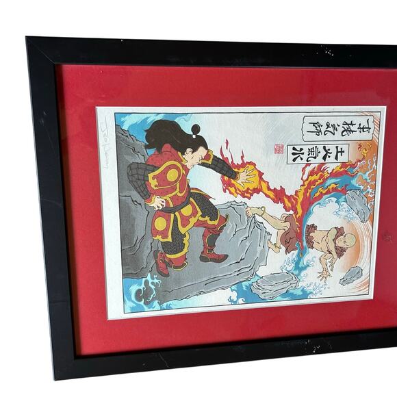 Avatar the Last Airbender Japanese Edo Giclee Limited Poster Print Mondo signed - Picture 2 of 11